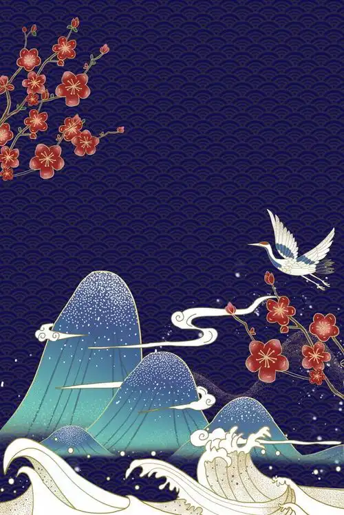 中国风国潮背景