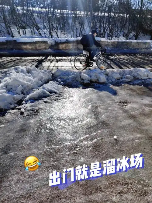 又到了一年一度出门就要你命的时节——雪化成水又冻成冰,人行道成了
