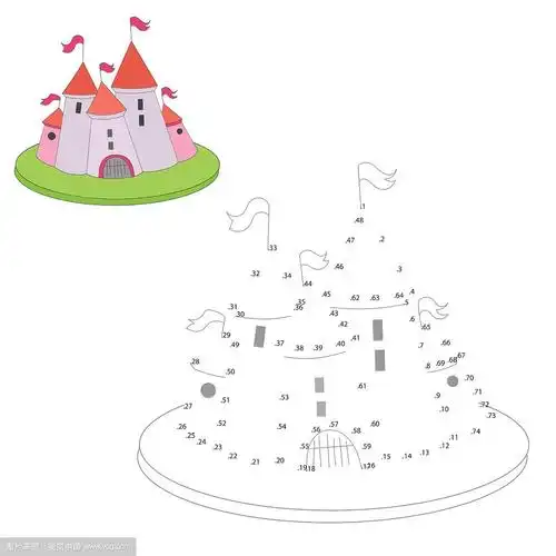 教育游戏连点画卡通