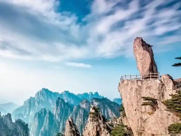 壮观山峰瑰宝,"三山五岳"自然美