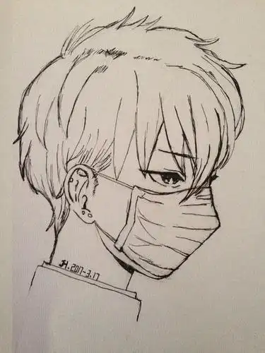 绘画人物动漫二次元 二次元漫画人物画法