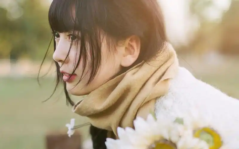 唯美治愈的日系美女写真图片桌面壁纸高清大图预览1920x1200_美女壁纸