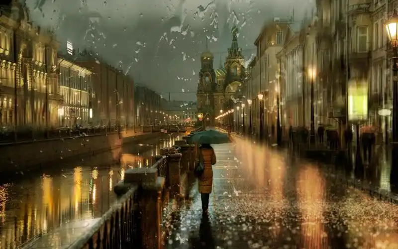 > || 更新时间:2017-12-24 颜色分类: 绿色 关键词:  下雨天 孤独