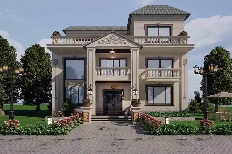 别墅外观设计 - 效果图交流区-建e室内设计网