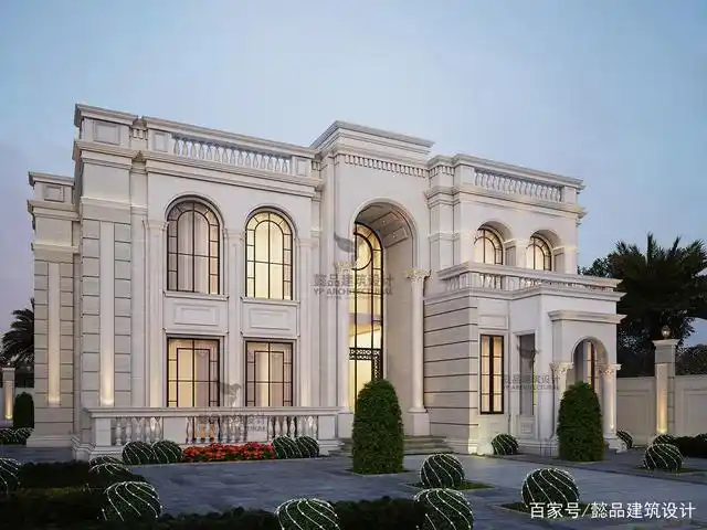 简约的欧式庄园的别墅再合适不过了 没有过于复杂的雕花繁复的造型