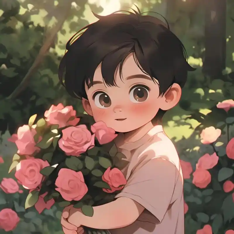 遇上即是缘分,可爱捧花情头#优质头像 #动漫情头 #情侣头像 - 抖音