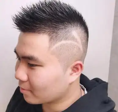男士潮流分头发型图片 个性帅气分头发型就这样扎_男生发型_西子美发