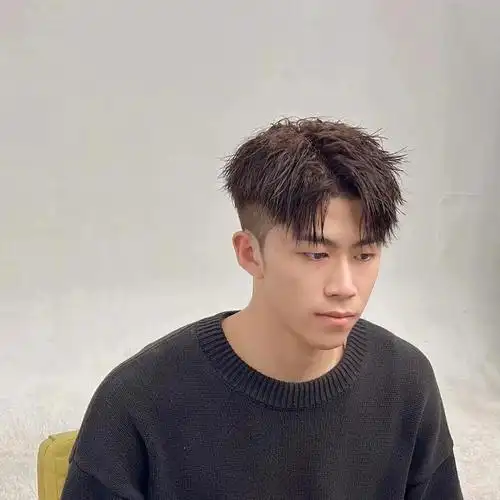 新年新发型  男生烟花摩根碎盖2022最新男士流行发型流行烫发#氖靠