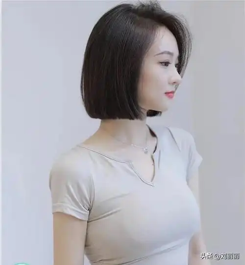 短发波波头图片(小脸型适合哪种短发波波头)(12)