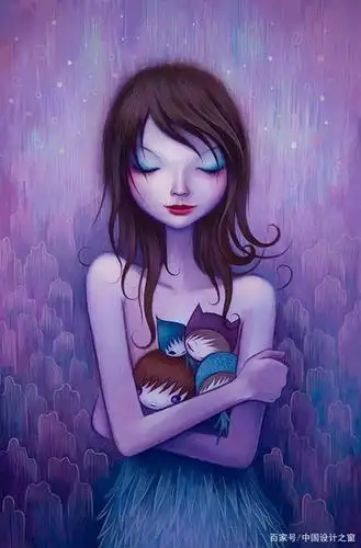 jeremiah ketner插画:那个沉浸在梦中的女孩