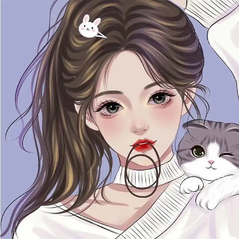 情侣卡通人物照片q版手绘头像动漫人物婚礼 情侣卡通人物照片q版手绘