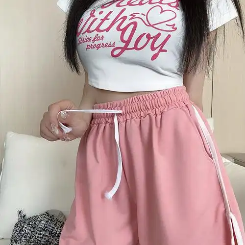 实拍 运动裤女夏季短裤热裤大码休闲裤 - 17网