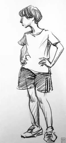 论3至5分钟动态速写的重要性_学好速写_零二七艺考