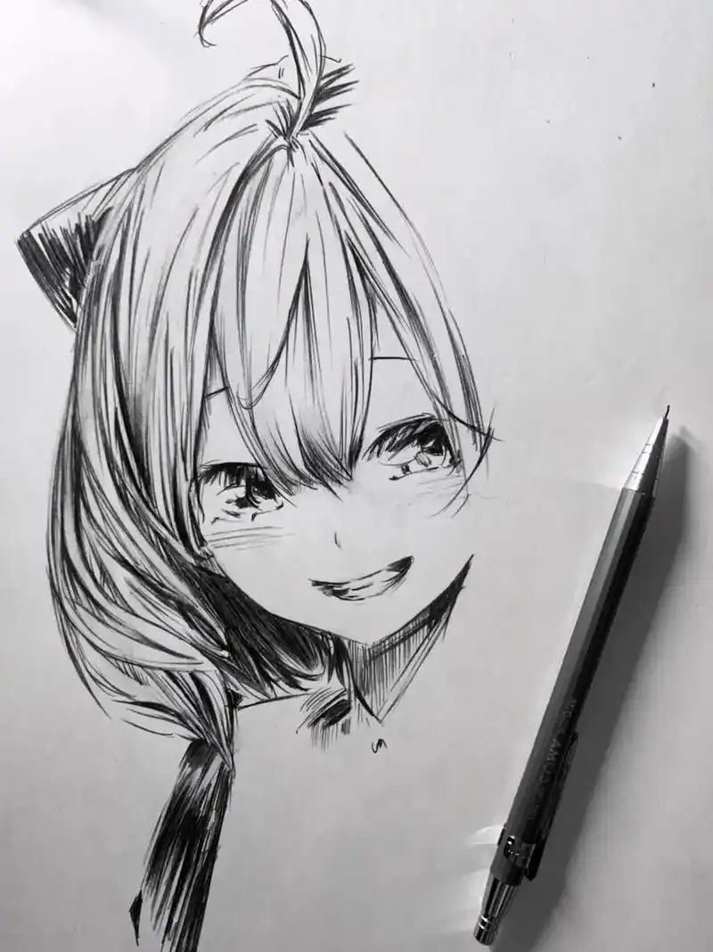 临摹 #动漫 #二次元 #阿尼亚 #绘画  @抖音小助手  - 抖音