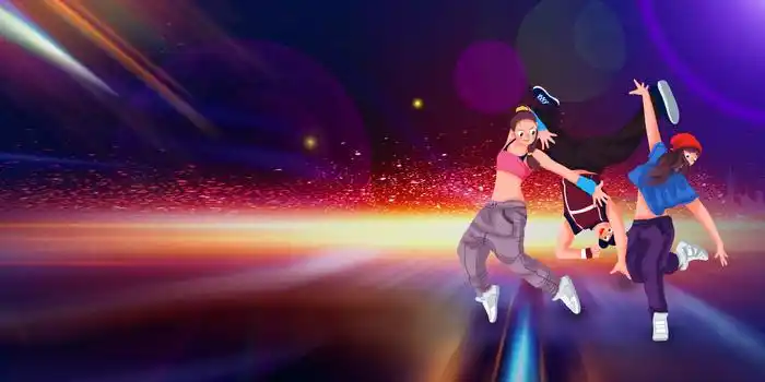 时尚创意炫酷街舞大气背景