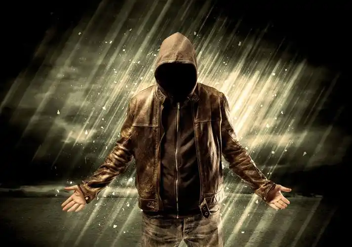 时尚炫酷皮衣男士高清图片