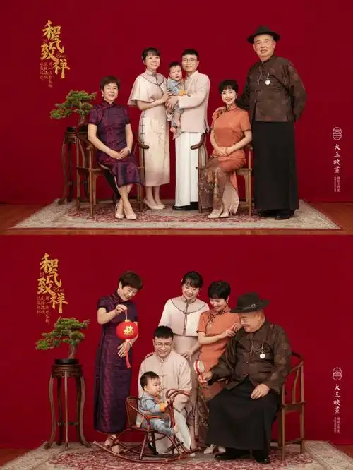 666口全家福这样拍显温馨又幸福