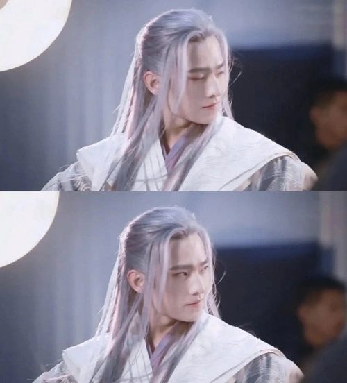 第五位杨洋肖奈,杨洋的古装扮相向来好看,《微微》中的白发造型更是