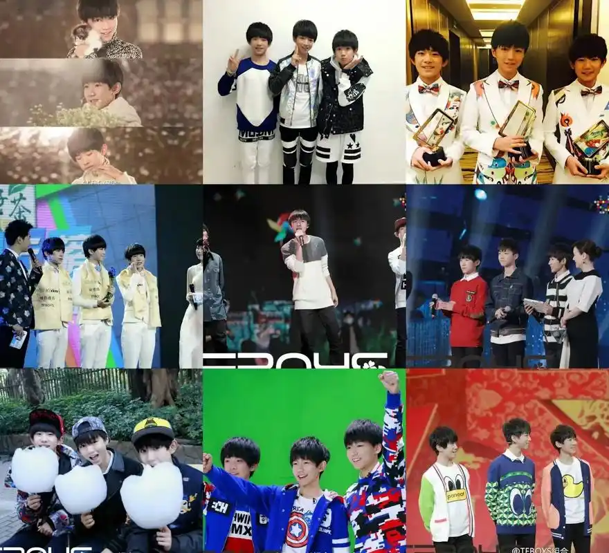 tfboys十周年快乐.看到合照听到团歌的时候,心里好像也没 - 抖音