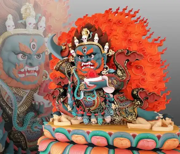 铜雕玛哈嘎拉彩绘塑像 - 佛的介绍 - 佛像厂家文化艺术推广平台-大