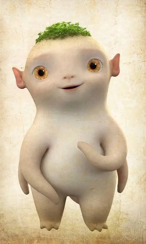 可爱萌神小妖王胡巴手机壁纸下载