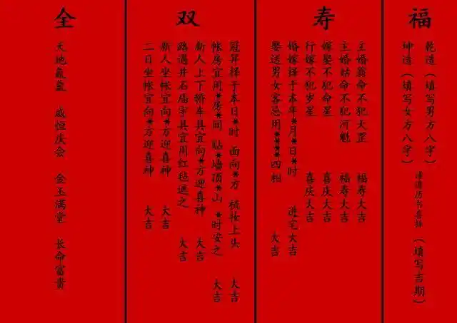 1,男女平等,男女八字同等对待:从前男女合婚,都是以男造为主,女造为辅