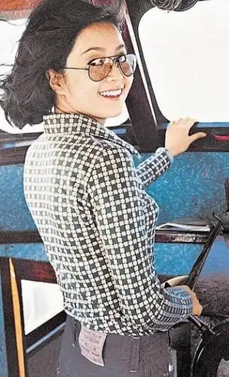 林月云22岁时的美照.(图片来源;台湾苹果日报)