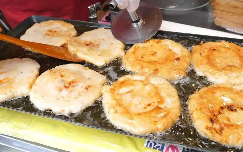 【街头美食】韩国|鱼饼煎饼