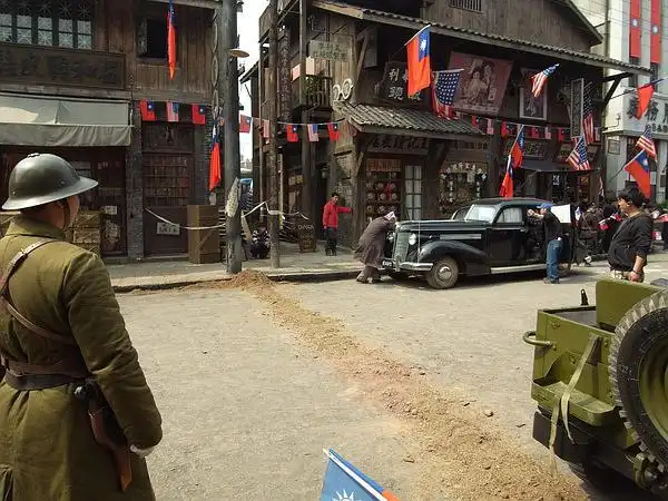 一九四二剧组片场