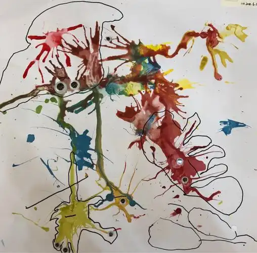 吸管吹画(艺术玩家)