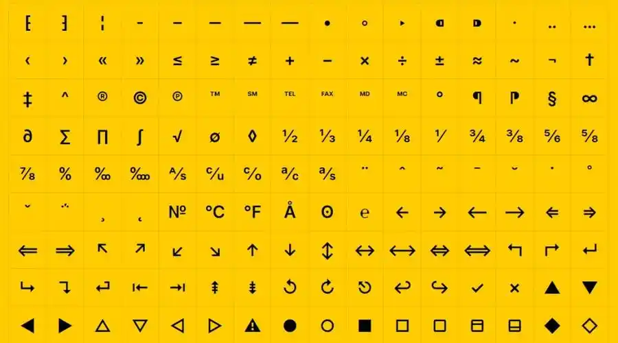 glyphy帮你快速复制常用的特殊符号