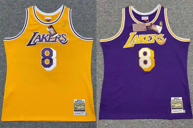 mitchellnessnba湖人队科比8号球衣