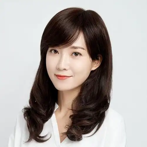 女士假发中长款自然烫发卷发全头套光头可戴中年妇女妈妈款年轻