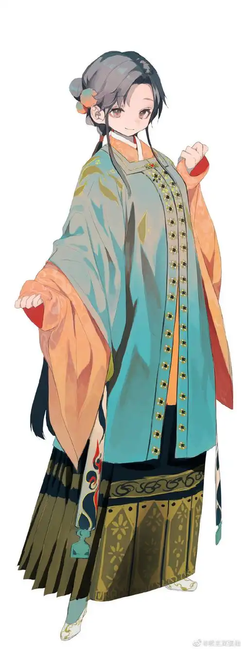 古风动漫插画二次元汉服系列从戏曲来自古风卿微博