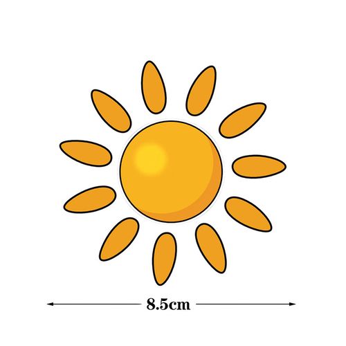 彩虹车贴个性创意卡通车身遮挡划痕贴趣味油箱盖汽车装饰贴纸 可爱