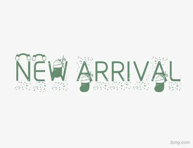 新品上市大写英文艺术字体