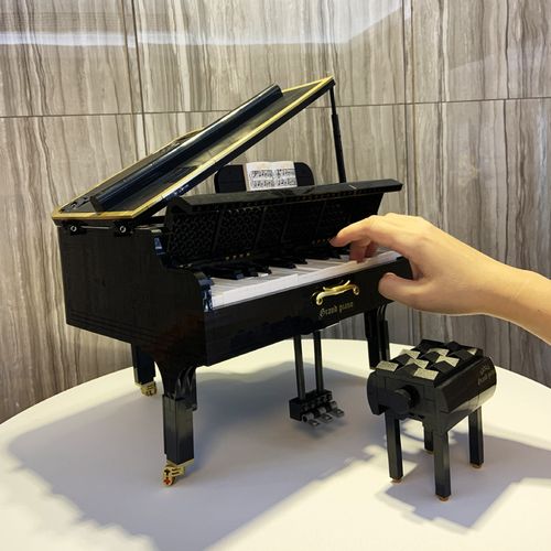 兼容楽高moc钢琴梦想家音乐盒ideas系列益智成年拼装积木玩具模型