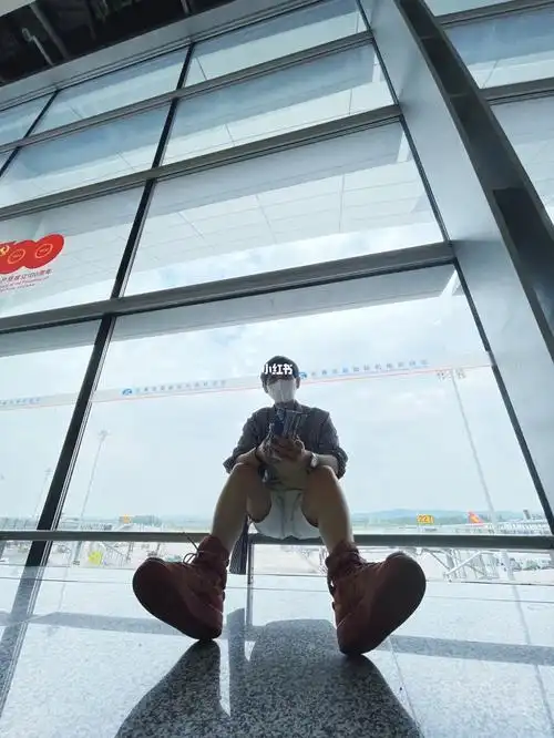 机场拍照