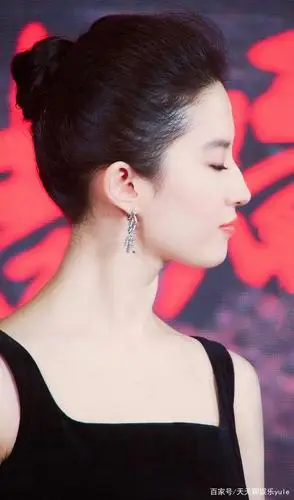 侧颜只服刘亦菲,完美的骨像,顶级侧颜.