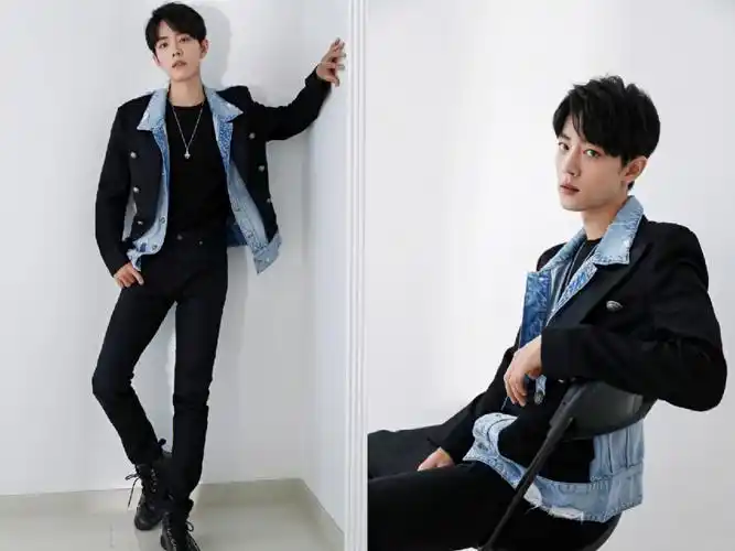 肖战的细腰长腿赏心悦目