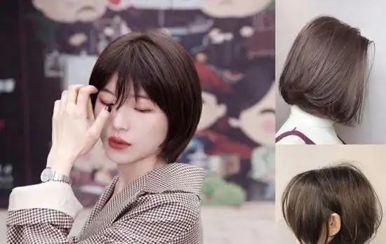 圆弧形刘海短发 有弧度也能瞬间逆龄