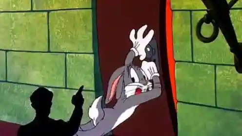 毛骨悚然兔八哥 花絮门后的兔八哥