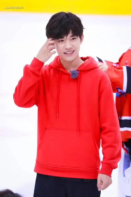 易烊千玺 #tfboys cwhl加拿大女子冰球联赛开球 高清