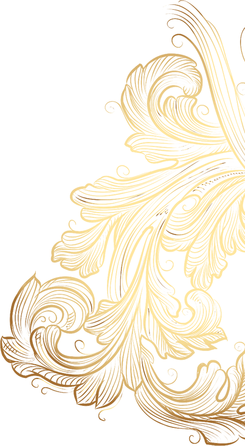 金色镂空花纹png