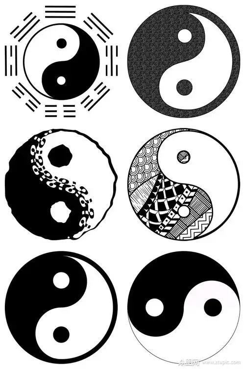 太极八卦图免扣素材设计模板下载-编号885771-众图网