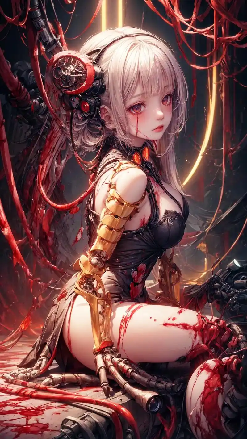 机甲少女 8k超高清机甲少女 末日机甲少女#二次元 #二次 - 抖音