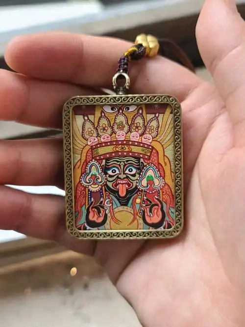 女财神扎基拉姆随身唐卡招财求财