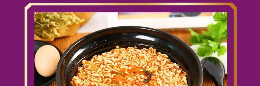 康师傅 油泼辣子酸汤面 方便面 5连包量贩装 122g*5包入