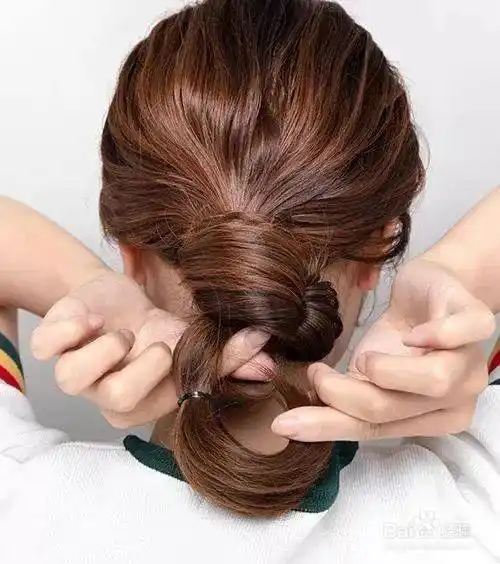 适合温柔女生的气质少女感低马尾编发教程