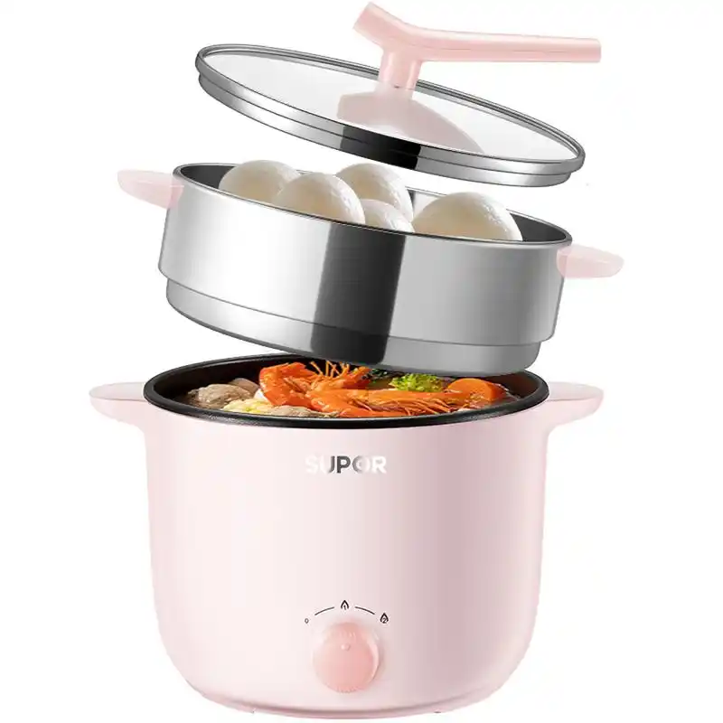 苏泊尔(supor)多用途锅电煮锅 电蒸锅宿舍学生锅多功能泡面小电锅小